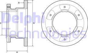 Delphi BG9201 - Спирачен диск vvparts.bg