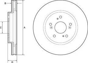 Delphi BG4938C - Спирачен диск vvparts.bg