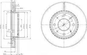 Parts-Mall HCCB-040 - Спирачен диск vvparts.bg