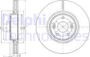 Delphi BG4167 - Спирачен диск vvparts.bg