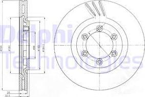 Delphi BG4112 - Спирачен диск vvparts.bg