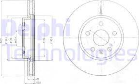 Delphi BG4189C-18B1 - Спирачен диск vvparts.bg