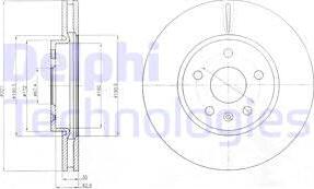 Delphi BG4189 - Спирачен диск vvparts.bg