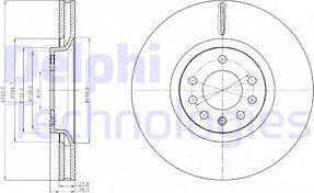 Delphi BG4185C - Спирачен диск vvparts.bg