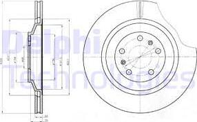 Delphi BG4292 - Спирачен диск vvparts.bg