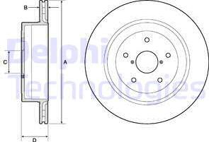 Delphi BG4775C - Спирачен диск vvparts.bg