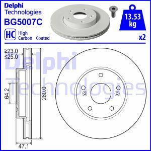 Delphi BG5007C - Спирачен диск vvparts.bg