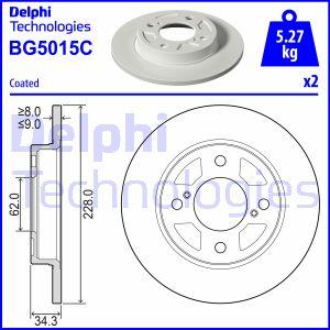 Delphi BG5015C - Спирачен диск vvparts.bg