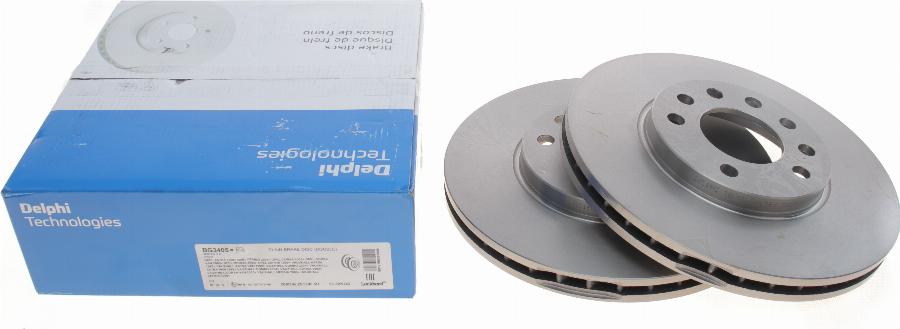 Delphi BG3405 - Спирачен диск vvparts.bg