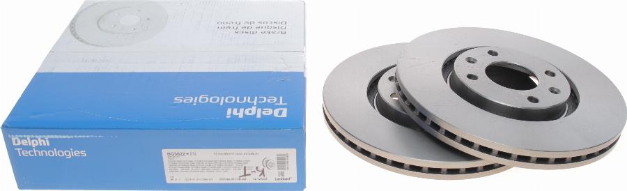 Delphi BG3622 - Спирачен диск vvparts.bg