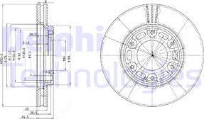 Delphi BG3193 - Спирачен диск vvparts.bg