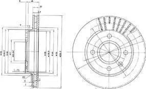 BOSCH 986478502 - Спирачен диск vvparts.bg