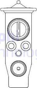 Delphi CB1013V - Разширителен клапан, климатизация vvparts.bg