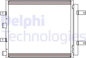 Delphi CF20241 - Кондензатор, климатизация vvparts.bg