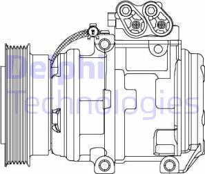 Delphi CS20488 - Компресор, климатизация vvparts.bg