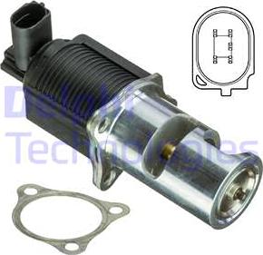 Delphi EG10405-15B1 - AGR-Клапан vvparts.bg