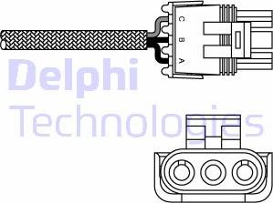 Delphi ES10996-12B1 - Ламбда-сонда vvparts.bg