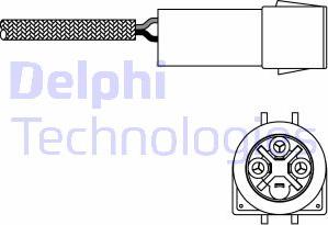 Delphi ES10993-12B1 - Ламбда-сонда vvparts.bg