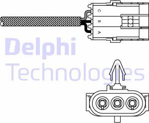 Delphi ES10992-12B1 - Ламбда-сонда vvparts.bg