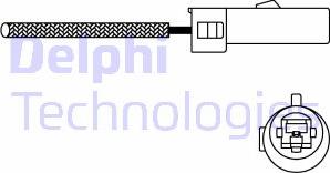 Delphi ES10997-12B1 - Ламбда-сонда vvparts.bg