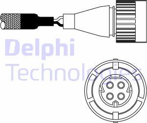 Delphi ES10985-12B1 - Ламбда-сонда vvparts.bg