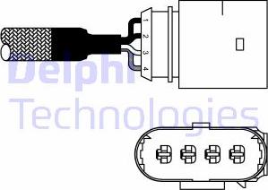 Delphi ES10981-12B1 - Ламбда-сонда vvparts.bg