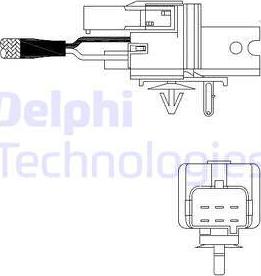 Delphi ES10925-11B1 - Ламбда-сонда vvparts.bg