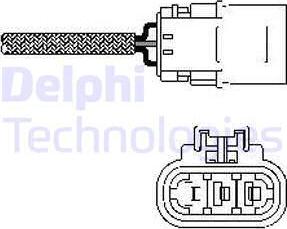 Delphi ES10456-12B1 - Ламбда-сонда vvparts.bg