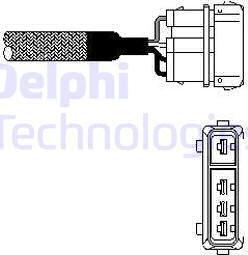 Delphi ES10333-12B1 - Ламбда-сонда vvparts.bg