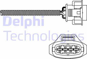 Delphi ES10790-12B1 - Ламбда-сонда vvparts.bg