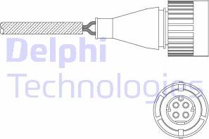 Delphi ES11048-12B1 - Ламбда-сонда vvparts.bg