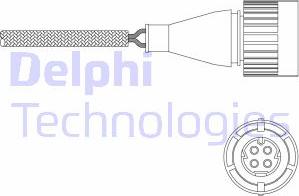 Delphi ES11047-12B1 - Ламбда-сонда vvparts.bg