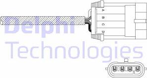 Delphi ES11050-12B1 - Ламбда-сонда vvparts.bg