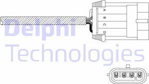 Delphi ES11061-12B1 - Ламбда-сонда vvparts.bg