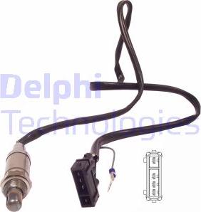 Delphi ES11010-12B1 - Ламбда-сонда vvparts.bg