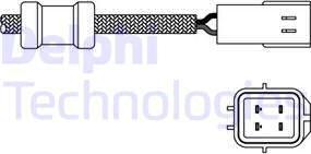 Delphi ES20049-12B1 - Ламбда-сонда vvparts.bg