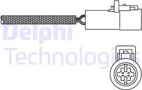 Delphi ES20014 - Ламбда-сонда vvparts.bg