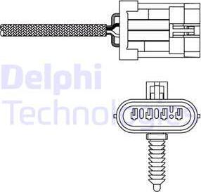 Delphi ES20135-11B1 - Ламбда-сонда vvparts.bg