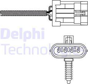 Delphi ES20135-12B1 - Ламбда-сонда vvparts.bg