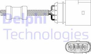 Delphi ES20348-12B1 - Ламбда-сонда vvparts.bg