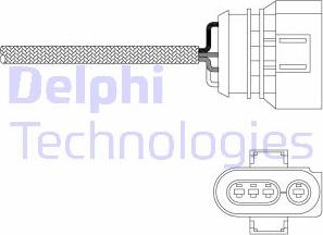 Delphi ES20347-12B1 - Ламбда-сонда vvparts.bg
