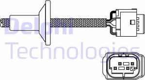 Delphi ES20304-12B1 - Ламбда-сонда vvparts.bg