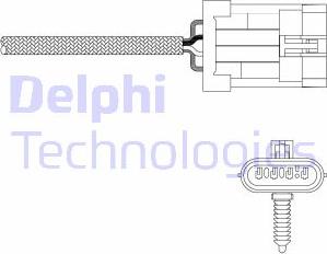 Delphi ES20335-12B1 - Ламбда-сонда vvparts.bg