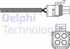 Delphi ES20290-12B1 - Ламбда-сонда vvparts.bg