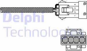 Delphi ES20230-12B1 - Ламбда-сонда vvparts.bg