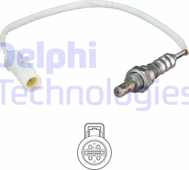 Delphi ES21087-12B1 - Ламбда-сонда vvparts.bg