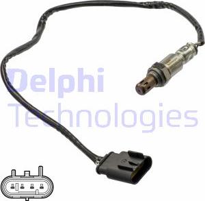 Delphi ES21076-12B1 - Ламбда-сонда vvparts.bg