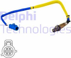 Delphi ES21184-12B1 - Ламбда-сонда vvparts.bg