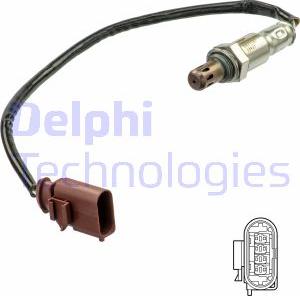 Delphi ES21187-12B1 - Ламбда-сонда vvparts.bg