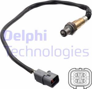 Delphi ES21297-12B1 - Ламбда-сонда vvparts.bg